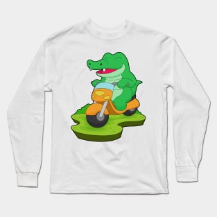 Crocodile Motorcycle Long Sleeve T-Shirt